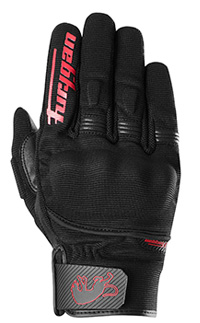 メンズ ブラック/レッド